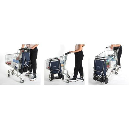 Carro de la compra plegable 4 ruedas Rolser